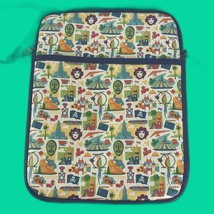 DISNEY PARKS Icons Padded Crossbody Tablet Case Purse Handbag D Tech Kingdom WDW